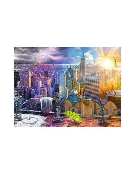 Ravensburger 16008 puzzle 1500 pz Città