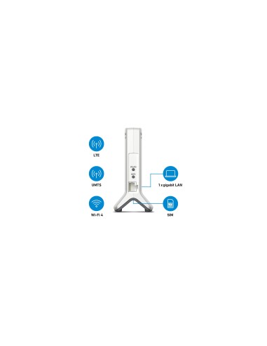 FRITZ!Box Box 6820 LTE International router wireless Gigabit Ethernet Banda singola (2.4 GHz) 4G Rosso, Bianco