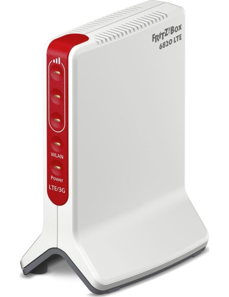 FRITZ!Box Box 6820 LTE International router wireless Gigabit Ethernet Banda singola (2.4 GHz) 4G Rosso, Bianco