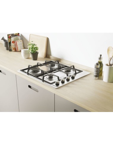 Candy CHG6LX Acciaio inossidabile Da incasso 60 cm Gas 4 Fornello(i)