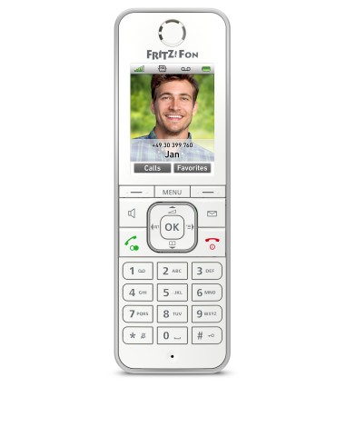 FRITZ!Fon C6 International Telefono DECT Identificatore di chiamata Bianco