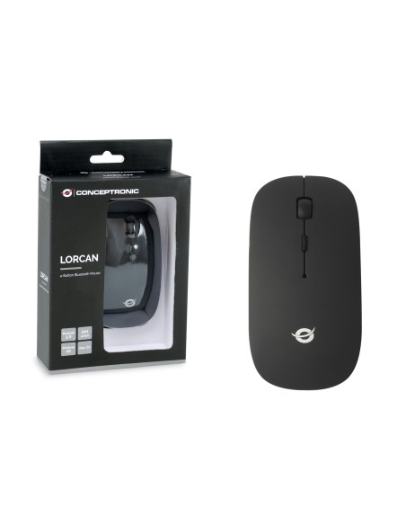 Conceptronic LORCAN01B mouse Ambidestro Bluetooth Ottico 1600 DPI