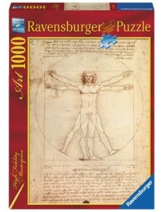 Ravensburger 15250 Leonardo da Vinci  L'uomo Vitruviano Puzzle 1000 pezzi