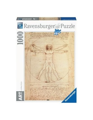 Ravensburger 15250 Leonardo da Vinci  L'uomo Vitruviano Puzzle 1000 pezzi