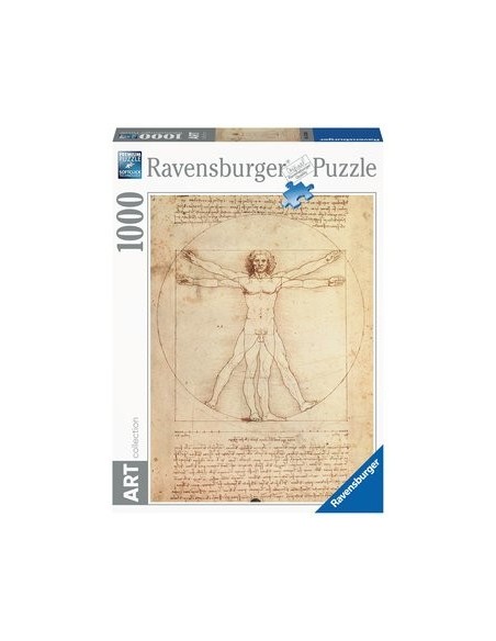 Ravensburger 15250 Leonardo da Vinci  L'uomo Vitruviano Puzzle 1000 pezzi