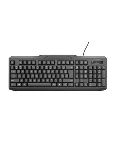 Trust TK-100 tastiera USB QWERTY Inglese Nero