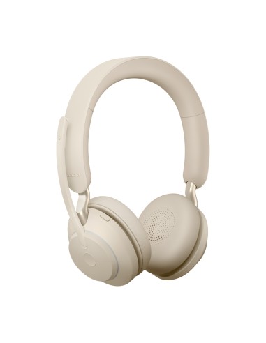 Jabra Evolve2 65, UC Stereo Auricolare Wireless A Padiglione Ufficio USB tipo A Bluetooth Beige