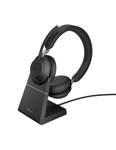 Jabra Evolve2 65, UC Stereo Auricolare Wireless A Padiglione Ufficio USB tipo A Bluetooth Nero