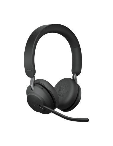 Jabra Evolve2 65, UC Stereo Auricolare Wireless A Padiglione Ufficio USB tipo A Bluetooth Nero