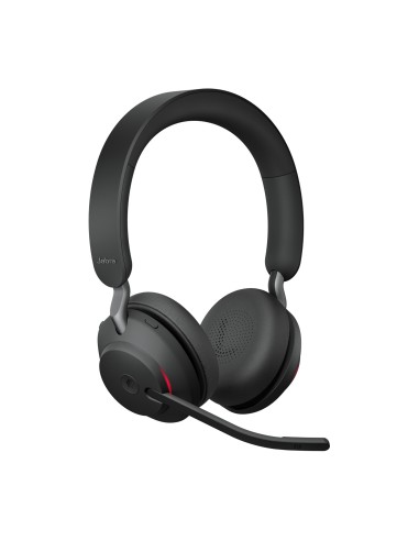 Jabra Evolve2 65, MS Stereo Auricolare Wireless A Padiglione Ufficio USB tipo A Bluetooth Nero