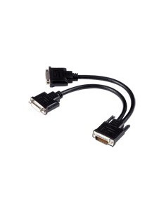 Matrox CAB-L60-2XDF cavo e adattatore video 0,3 m 1x LFH60 2x DVI-I Nero