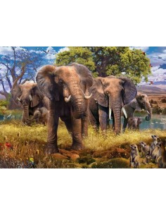 Ravensburger 15040 puzzle Puzzle di contorno 500 pz Animali 2