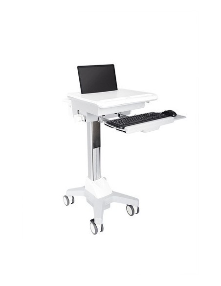 Multibrackets 0766 carrello e supporto multimediale Argento, Bianco Computer portatile Carrello multimediale
