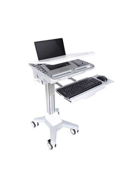 Multibrackets 0766 carrello e supporto multimediale Argento, Bianco Computer portatile Carrello multimediale