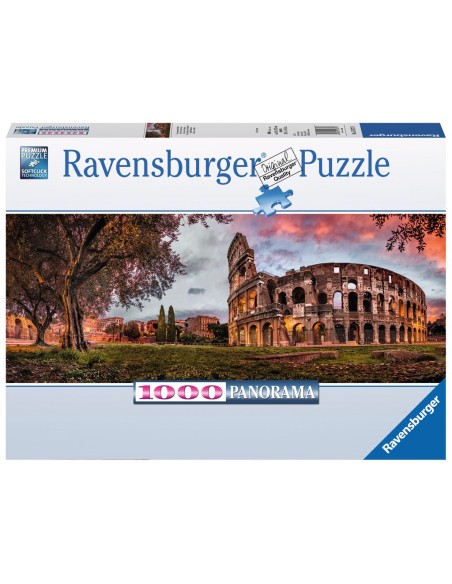 Ravensburger Puzzle 1000 pezzi Panorama - Colosseo al tramonto