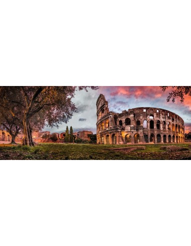 Ravensburger Puzzle 1000 pezzi Panorama - Colosseo al tramonto