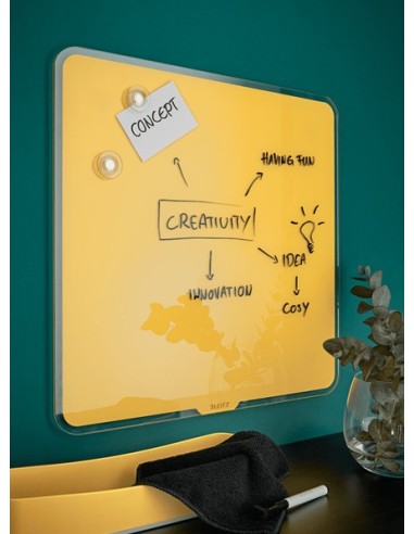 Leitz 70440019 lavagna 450 x 450 mm Vetro Magnetico