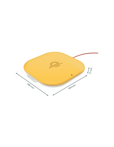 Leitz 64790019 Caricabatterie per dispositivi mobili Giallo Interno