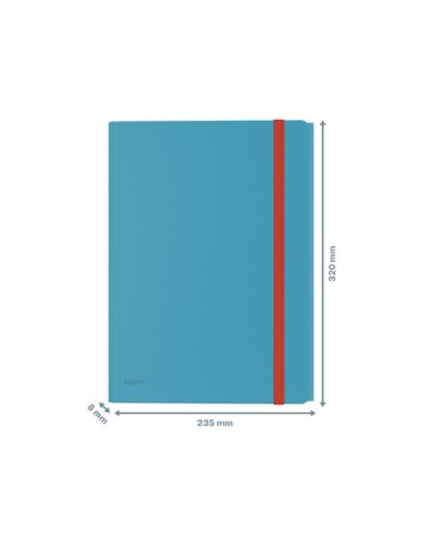 Leitz 46190061 cartella Polipropilene (PP) Blu A4