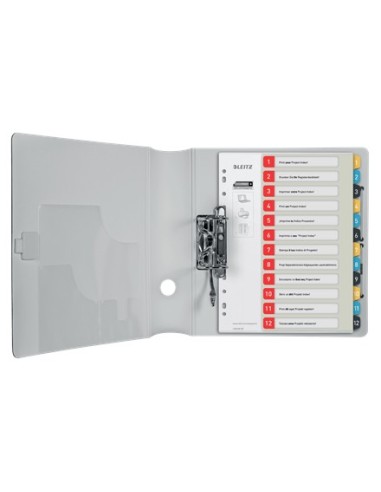 Leitz 12480000 intercalare Indice a linguetta numerico Polipropilene (PP)