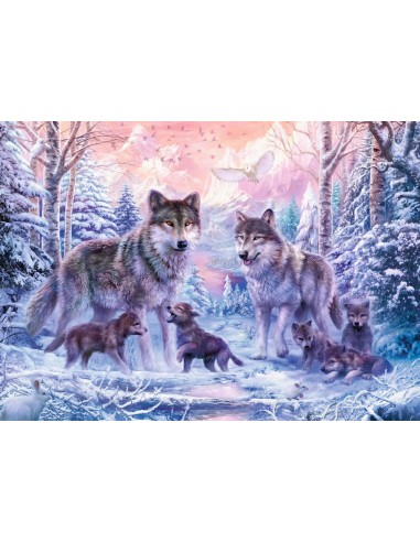 Ravensburger Arctic wolves Puzzle 1000 pz Fauna