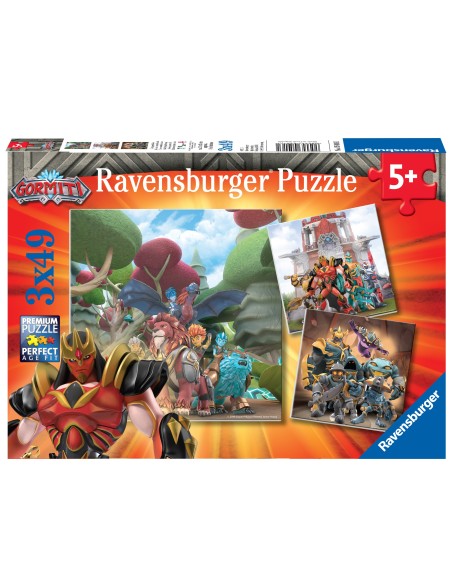 Ravensburger Puzzle 3x49 Pz Gormiti