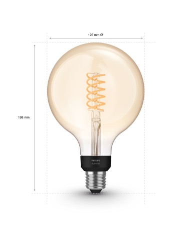 Philips Globe con filamento G125 E27 - confezione da 1
