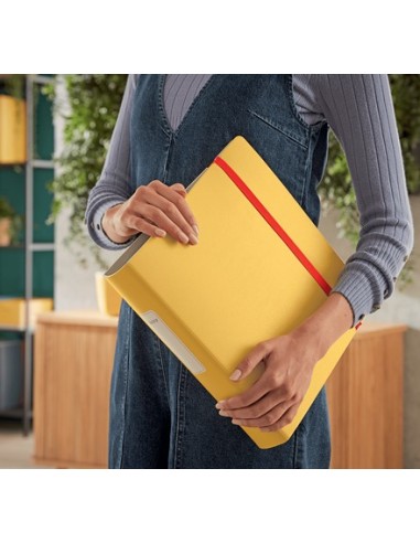Leitz 10390019 cartella Polyfoam Giallo A4