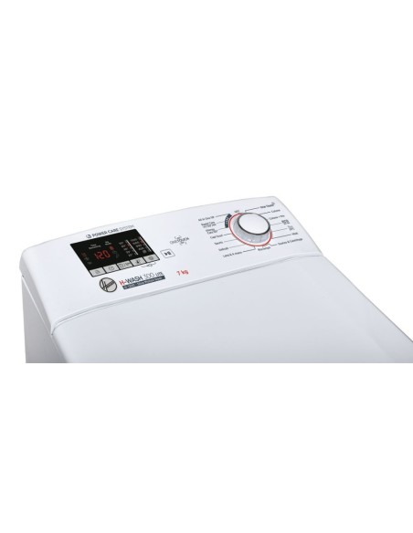 Hoover H-WASH 300 LITE H3TM272DACE 1-11 lavatrice Caricamento dall'alto 7 kg 1200 Giri min F Bianco