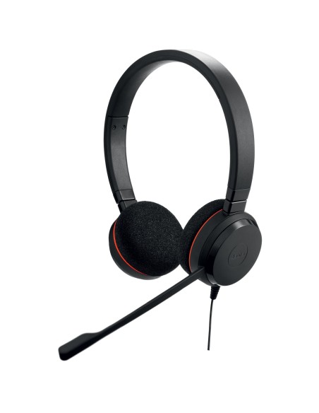 Jabra Evolve 20 USB-C MS Stereo Auricolare Cablato A Padiglione Ufficio USB tipo-C Nero