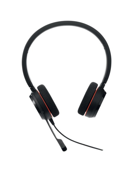 Jabra Evolve 20 USB-C MS Stereo Auricolare Cablato A Padiglione Ufficio USB tipo-C Nero