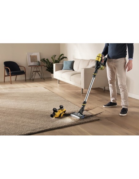 Rowenta RH7324 aspirapolvere senza filo Nero, Giallo Senza sacchetto