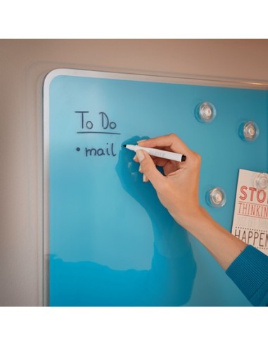 Leitz 70440061 lavagna 450 x 450 mm Vetro Magnetico