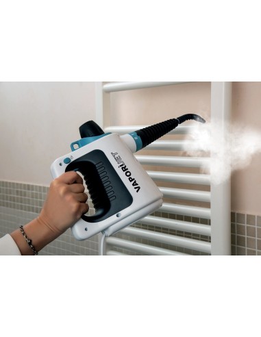 Ariete 4137, Vaporì Jet, Pistola a vapore con accessori inclusi, 1050 W, 3,5 bar, Bianco e Azzurro