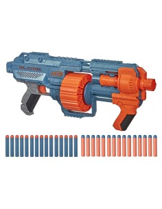 Nerf Elite 2.0 - Shockwave RD-15 (Blaster con tamburo rotante da 15 dardi, lancio a raffica con azione a pompa, capacità di