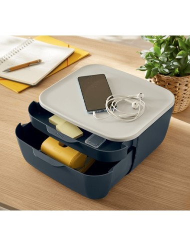 Leitz 53570089 vassoio da scrivania Polistirene (PS) Nero, Bianco