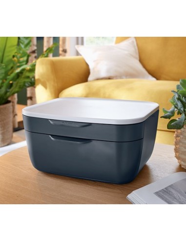 Leitz 53570089 vassoio da scrivania Polistirene (PS) Nero, Bianco