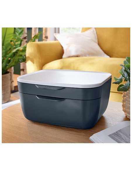 Leitz 53570089 vassoio da scrivania Polistirene (PS) Nero, Bianco