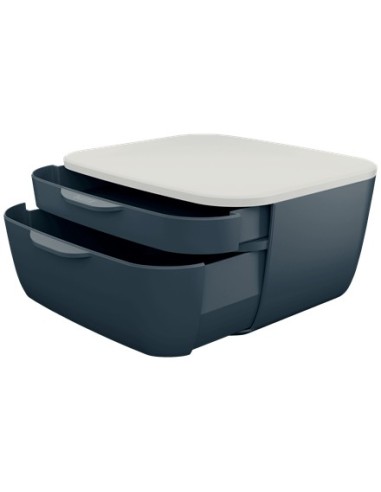 Leitz 53570089 vassoio da scrivania Polistirene (PS) Nero, Bianco