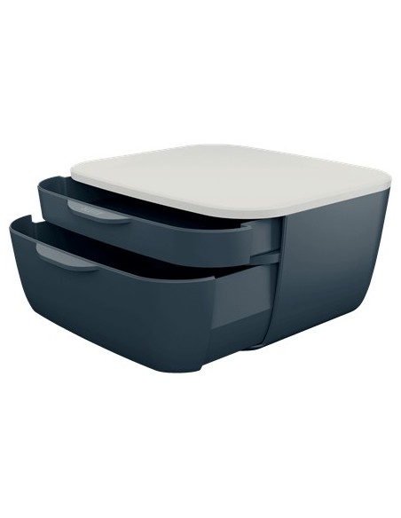 Leitz 53570089 vassoio da scrivania Polistirene (PS) Nero, Bianco