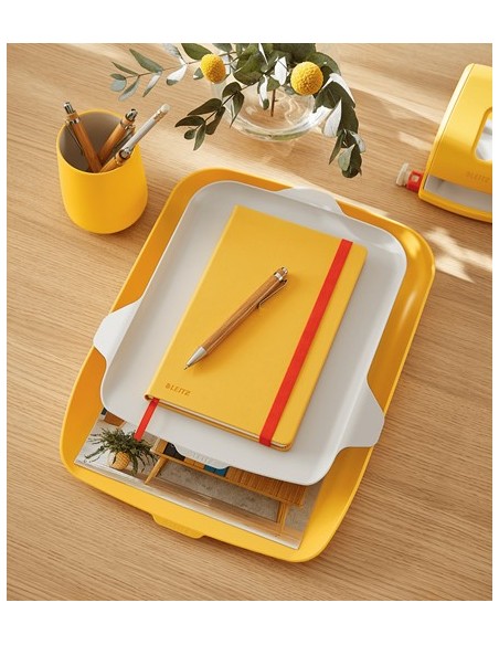 Leitz 52590019 vassoio da scrivania Polistirene (PS) Giallo