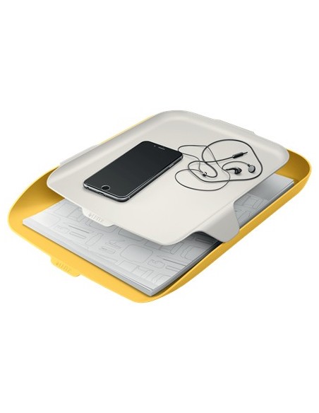 Leitz 52590019 vassoio da scrivania Polistirene (PS) Giallo