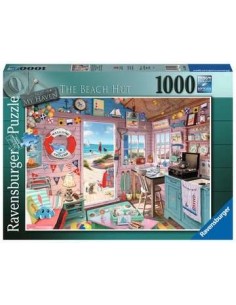 Ravensburger The Beach Hut Puzzle di contorno 1000 pz Arte