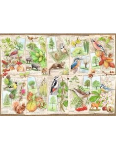 Ravensburger Wondrous Trees Puzzle di contorno 1000 pz Arte 2