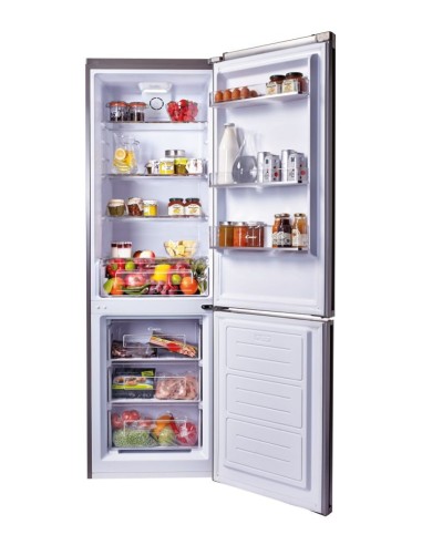 Candy CCBS6182XHV 1N frigorifero con congelatore Libera installazione 315 L F Acciaio inossidabile