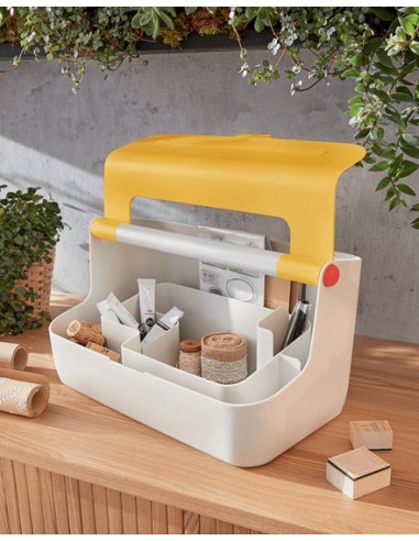 Leitz 61250019 scatola di conservazione Armadietto portaoggetti Rettangolare Acrilonitrile butadiene stirene (ABS) Bianco,