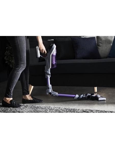 Rowenta X-Force RH9639 XFORCE FLEX 8.60 Allergy, Scopa Ricaricabile, Aspirapolvere con Tubo Flessibile per raggiungere ogni