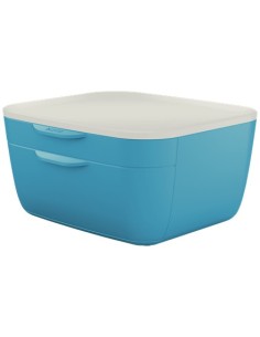 Leitz 53570061 vassoio da scrivania Polistirene (PS) Blu, Bianco
