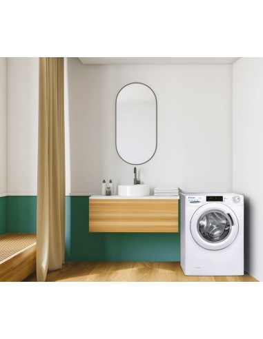 Candy Smart Inverter CS 128TXME-S lavatrice Caricamento frontale 8 kg 1200 Giri min A Bianco