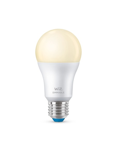 WiZ Lampadina Smart Dimmerabile Luce Bianca Calda AttaccoE27 60W Goccia